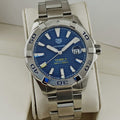Tag Heuer Aquaracer Calibre 5 Automatic Blue Dial Silver Steel Strap Watch for Men - WAY2012.BA0927
