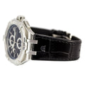 Maurice Lacroix Aikon Chronograph Black Dial Black Leather Strap Watch for Men - AI1018-SS001-330-1