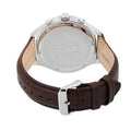 Tommy Hilfiger Gavin Chronograph White Dial Brown Leather Strap Watch for Men - 1791467