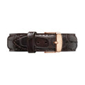 Daniel Wellington Classic York White Dial Brown Leather Strap Watch For Men - DW00100011