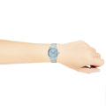Calvin Klein City Blue Dial Blue Leather Strap Watch for Women - K2G231VN