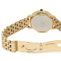 Coach Delancey Slim Silver Dial Gold Steel Strap Watch For Women - 14502782