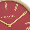 Coach Perry Red Dial Red Leather Strap Watch for Women - 14503852