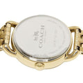 Coach Delancey White Dial Gold Steel Strap Watch for Women - 14502241