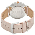 Coach Perry White Dial Pink Leather Strap Watch for Women - 14503128
