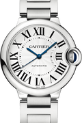 Cartier Ballon Bleu De Cartier Silver Dial Silver Steel Strap Watch for Women - WSBB0048