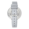 Calvin Klein Chic Silver Dial White Leather Strap Watch for Women - K7N23UP8