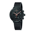 Calvin Klein High Noon Black Dial Black Mesh Bracelet Watch for Women - K8M27421