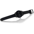 Tommy Hilfiger Denim Black Dial Black Rubber Strap Watch for Men - 1791555