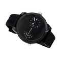 Tommy Hilfiger Denim Black Dial Black Rubber Strap Watch for Men - 1791555