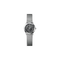 Calvin Klein Minimal Grey Dial Silver Mesh Bracelet Watch for Women - K3M23124
