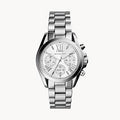 Michael Kors Bradshaw  Chronograph Silver Dial Silver Steel Strap Watch for Women - MK6174