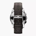 Emporio Armani Valente Chronograph Brown Dial Brown Leather Strap Watch For Men - AR1785