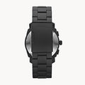 Fossil Machine Chronograph Black Dial Black Steel Strap Watch for Men - FS4682
