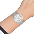 Tommy Hilfiger White Dial Silver Steel Strap Watch for Women - 1781397