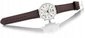 Hugo Boss Attitude White Dial Brown Leather Strap Watch for Men - 1513609