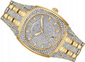 Bulova Phantom Crystal Silver Dial Two Tone Steel Strap Watch for Men - 98B323