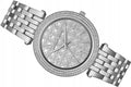 Michael Kors Darci Silver Dial Silver Steel Strap Watch for Women - MK3404