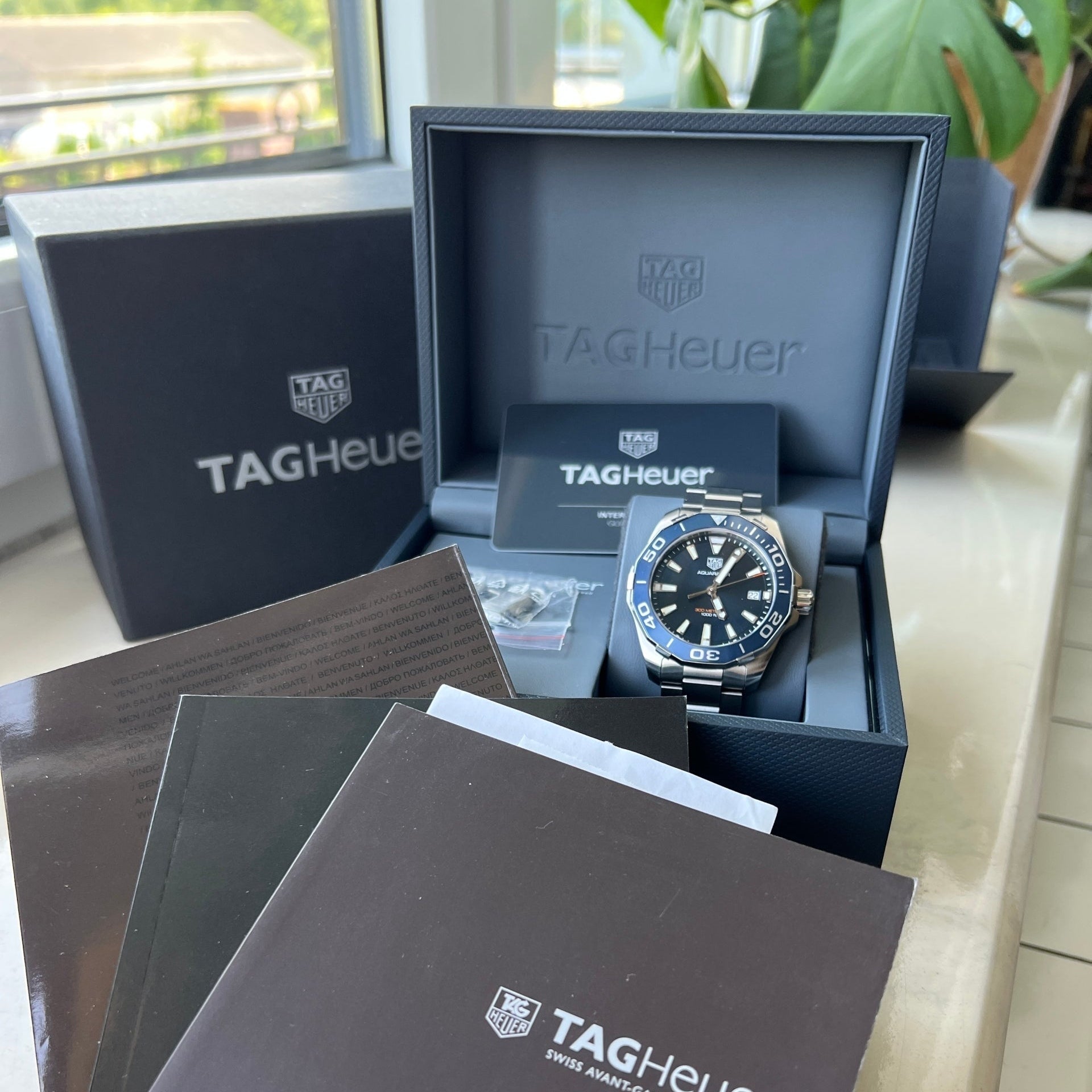 Tag Heuer Aquaracer Blue Dial Watch for Men - WAY111C.BA0928