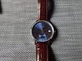 Hugo Boss Corporal Blue Dial Brown Leather Strap Watch for Men - 151363