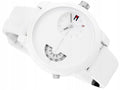 Tommy Hilfiger Denim White Dial White Rubber Strap Watch for Men - 1791558
