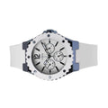 Guess Overdrive Chronograph White Dial White Rubber Strap Watch for Women - W0149L6