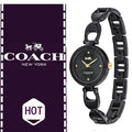 Coach Park Swarovski Crystals Black Dial Black Steel Strap Watch for Women - 14503564