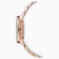 Swarovski Crystalline Chic Red Dial Rose Gold Steel Strap Watch for Women - 5547608
