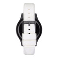 Marc Jacobs Miss Marc Flower White Dial White Silicone Strap Watch for Women - MBM5513
