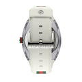 Gucci Sync XXL White Dial White Rubber Strap Watch For Men - YA137102