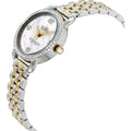 Coach Delancey Mother of Pearl White Dial Two Tone Steel Strap Watch for Women - 14502480