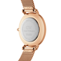 Daniel Wellington Classic Petite Melrose White Dial Rose Gold Mesh Bracelet Watch For Women - DW00100163