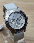 Marc Jacobs Blade White Dial White Leather Strap Watch for Women - MBM1187