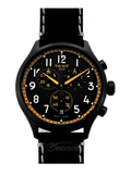 Tissot Chrono XL Vintage Chronograph Black Dial Black Leather Strap Watch For Men - T116.617.36.052.02