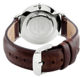 Daniel Wellington Classic Bristol White Dial Brown Leather Strap Watch For Women - DW00100056