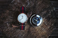 Daniel Wellington Classic Canterbury White Dial Two Tone NATO Strap Watch For Women - DW00100030