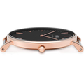Daniel Wellington Classic Reading Black Dial Black Leather Strap Watch For Men - DW00100129