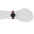 Daniel Wellington Classic St Mawes Black Dial Brown Leather Strap Watch For Men - DW00100130