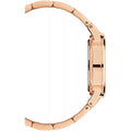 Daniel Wellington Iconic Link White Dial Rose Gold Steel Strap Watch for Women - DW00100213