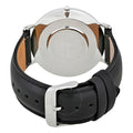 Daniel Wellington Classic Sheffield White Dial Black Leather Strap Watch For Men - DW00100020