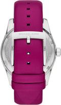 Michael Kors Lexington Quartz Fuchsia Dial Fuchsia Leather Strap Watch For Women - MK4749