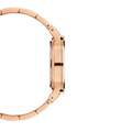 Daniel Wellington Iconic Link Pink Dial Rose Gold Steel Strap Watch For Women - DW00100335