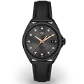 Tag Heuer Formula 1 Diamonds Black Dial Black Leather Strap Watch for Women - WBJ1417.FC8234