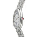 Bvlgari Serpenti Seduttori Quartz White Dial Silver Steel Strap Watch for Women - SERPENTI103141