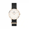 Daniel Wellington Classic Petite Cornwall White Dial Green NATO Strap Watch For Women - DW00100253