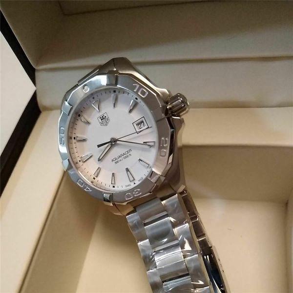 Tag Heuer Aquaracer White Dial Watch for Men - WAY1111.BA0928