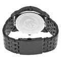 Diesel Mini Daddy Dual Time Black Dial Black Stainless Steel Strap Watch For Men - DZ7316