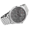 Tommy Hilfiger Brad Chronograph Quartz Grey Dial Silver Steel Strap Watch For Men - 1710385