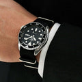 Seiko 5 Sports SKX Automatic Black Dial Black NATO Strap Watch For Men - SRPD55K3