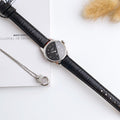 Tissot Le Locle Automatic Lady Black Dial Black Leather Strap Watch for Women - T41.1.123.57